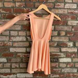 Peach Mini Dress